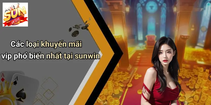 Các loại khuyến mãi vip phổ biến nhất tại sunwin